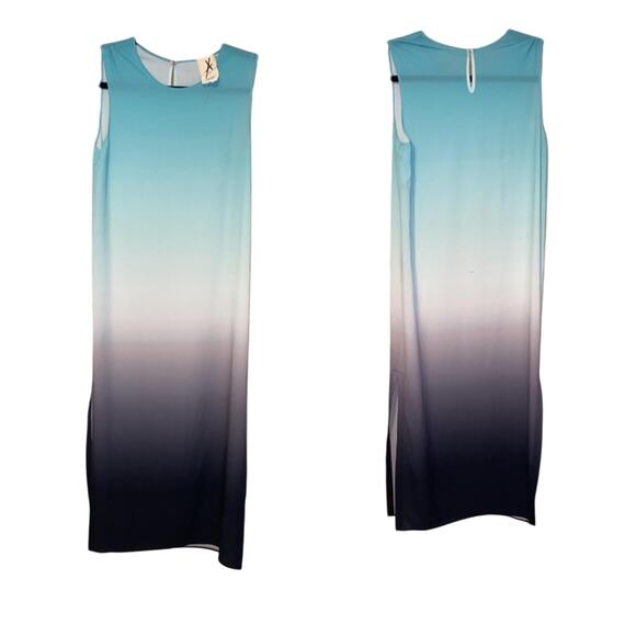 Yigal Azrouel Sleeveless Gradient Summer Dress - Round Neck - Picture 2 of 12